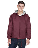 UltraClub Adult Fleece-Lined Hooded Jacket 8915