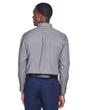 Harrington Men’s Easy Blend Long-Sleeve Pocket Twill Shirt w/ Stain-Release M500