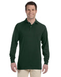 Jerzees Adult 5.6 oz SpotShield Long-Sleeve Jersey Polo 437ML