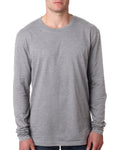 Next Level Men’s Cotton Long-Sleeve  4.3 oz Crew N3601