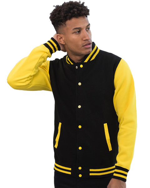 Just Hoods By AWDis Men's 80/20 Heavyweight Letterman Jacket